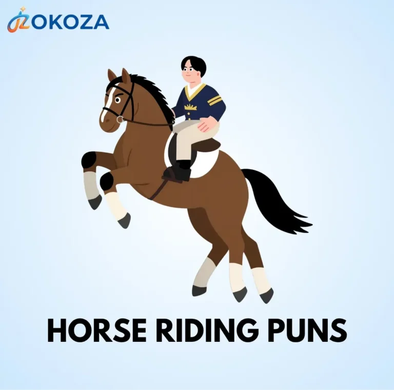Horse riding puns