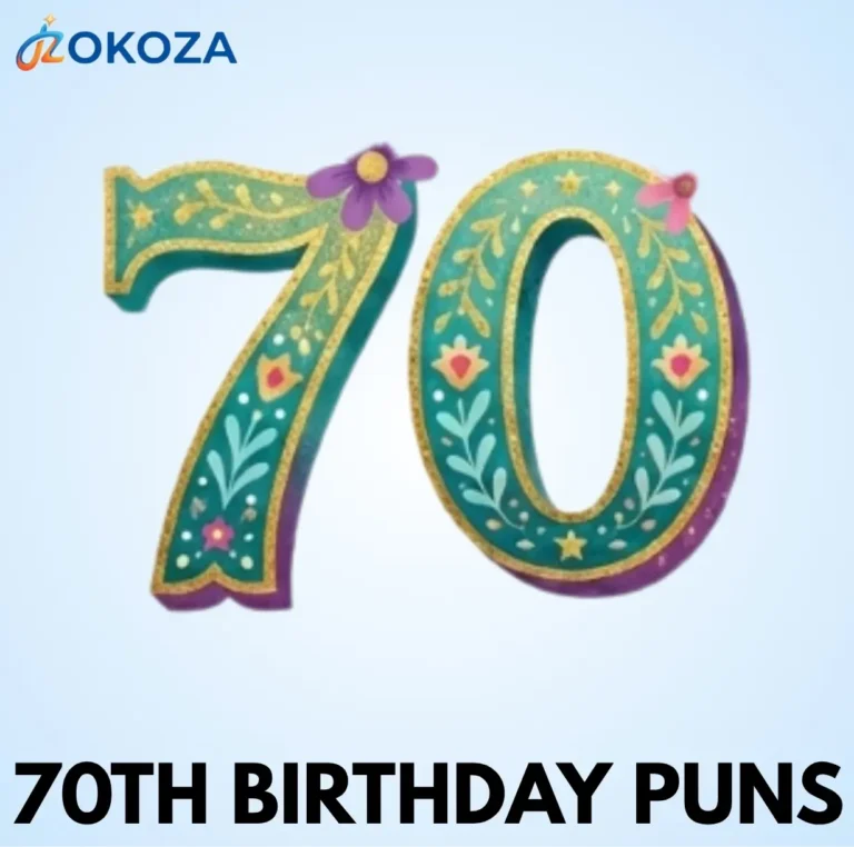 70th birthday puns
