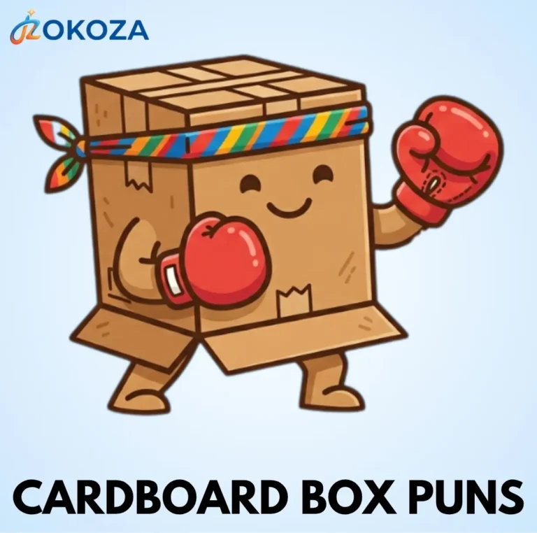 Cardboard box puns