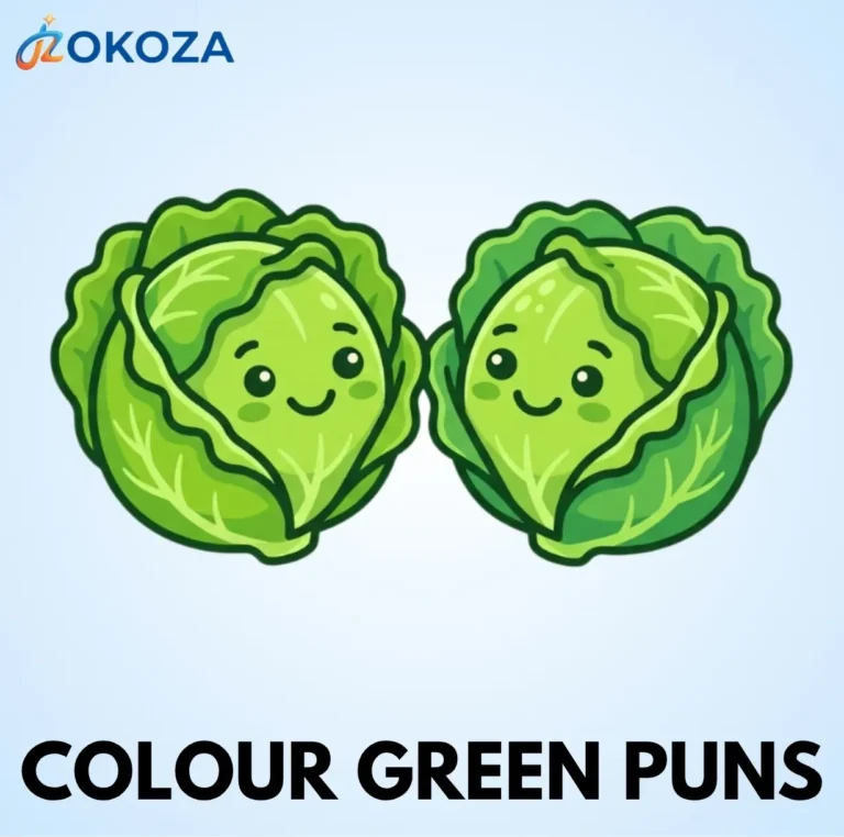 Colour green puns